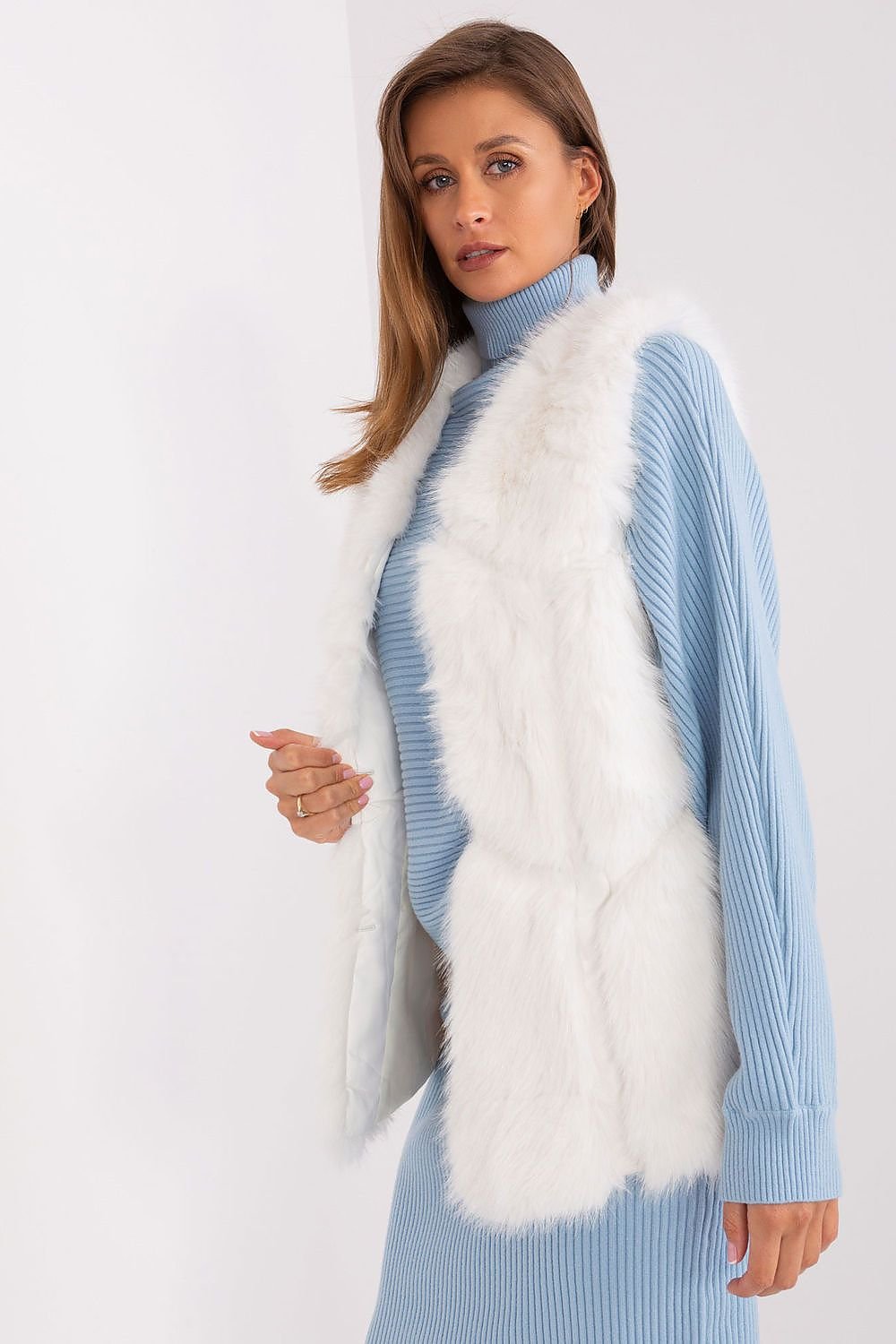 TEEK - Faux Fur Pocketed Gilet VEST TEEK MH   