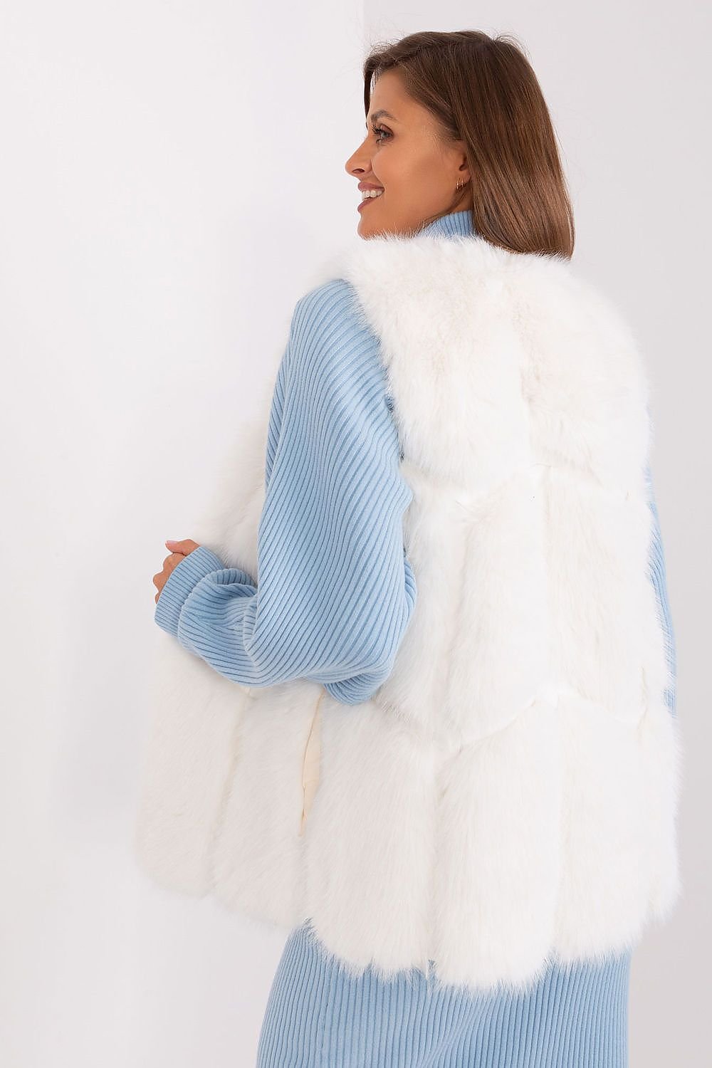 TEEK - Faux Fur Pocketed Gilet VEST TEEK MH   