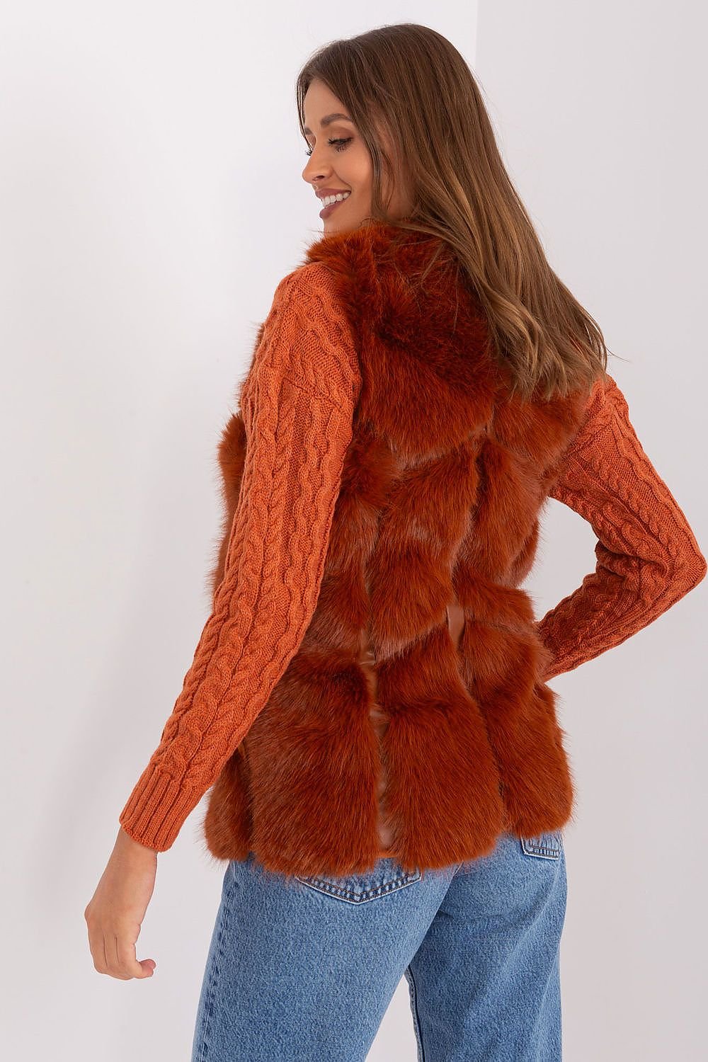 TEEK - Faux Fur Pocketed Gilet VEST TEEK MH   