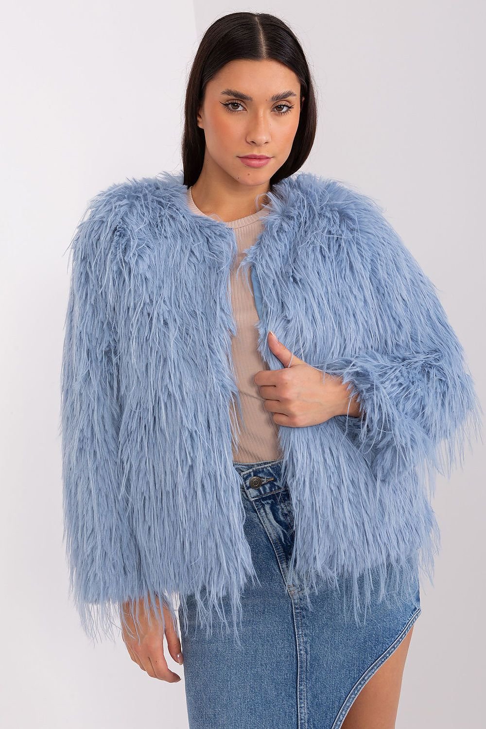 TEEK - Snuffle Faux Fluff Jacket JACKET TEEK MH blue S/M 