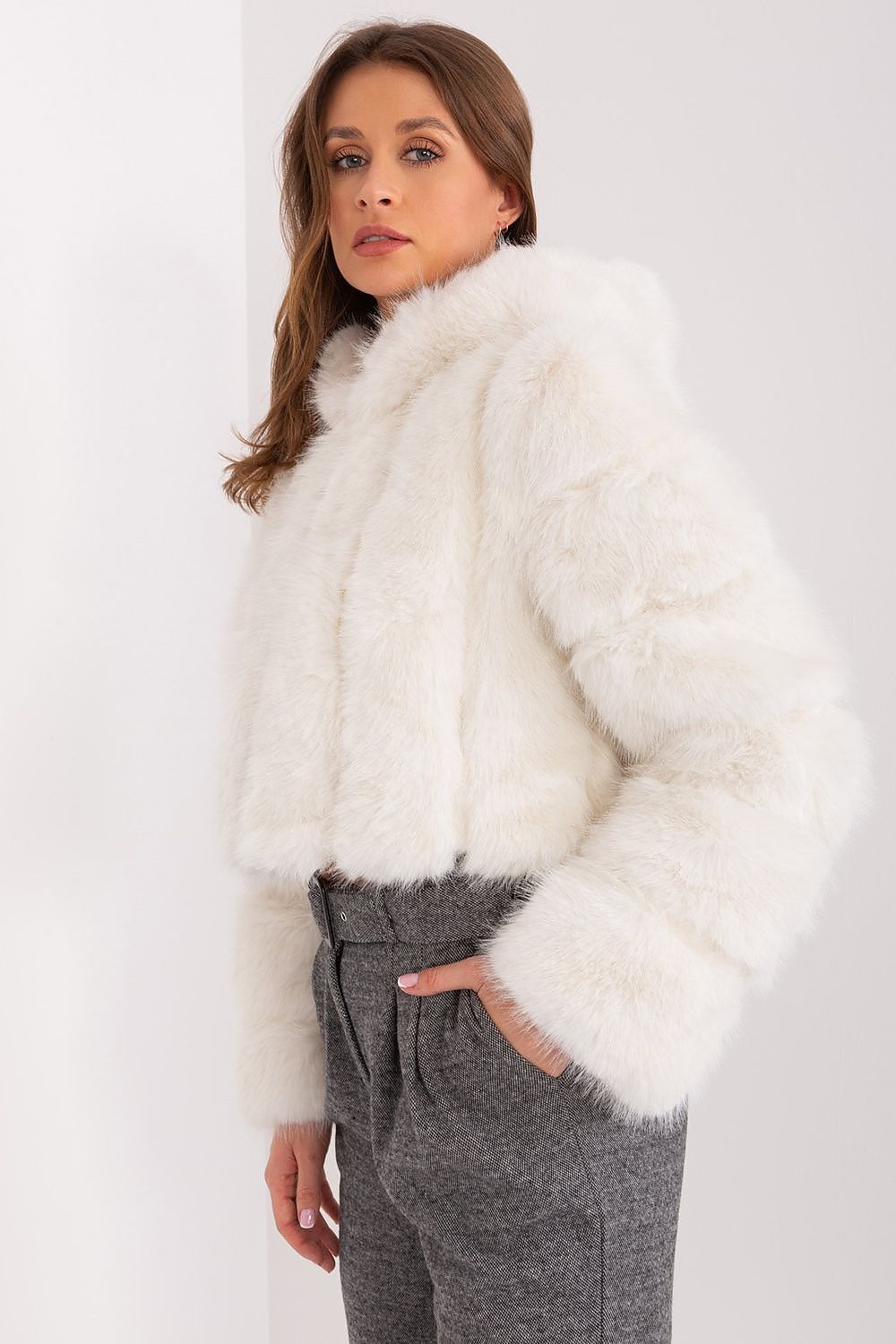 TEEK - Faux Furry Hooded Jacket JACKET TEEK MH   