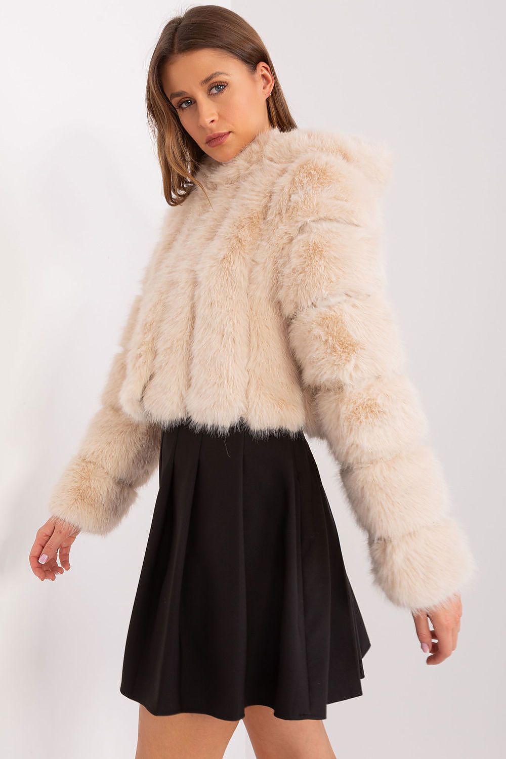 TEEK - Faux Furry Hooded Jacket JACKET TEEK MH   