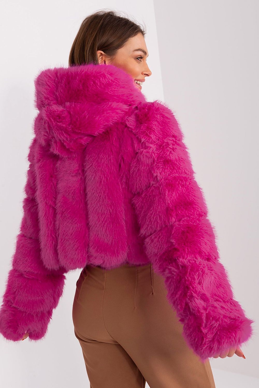 TEEK - Faux Furry Hooded Jacket JACKET TEEK MH   