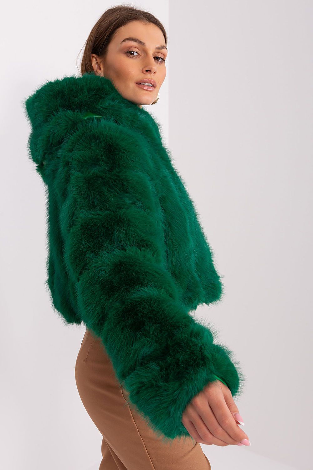 TEEK - Faux Furry Hooded Jacket JACKET TEEK MH   