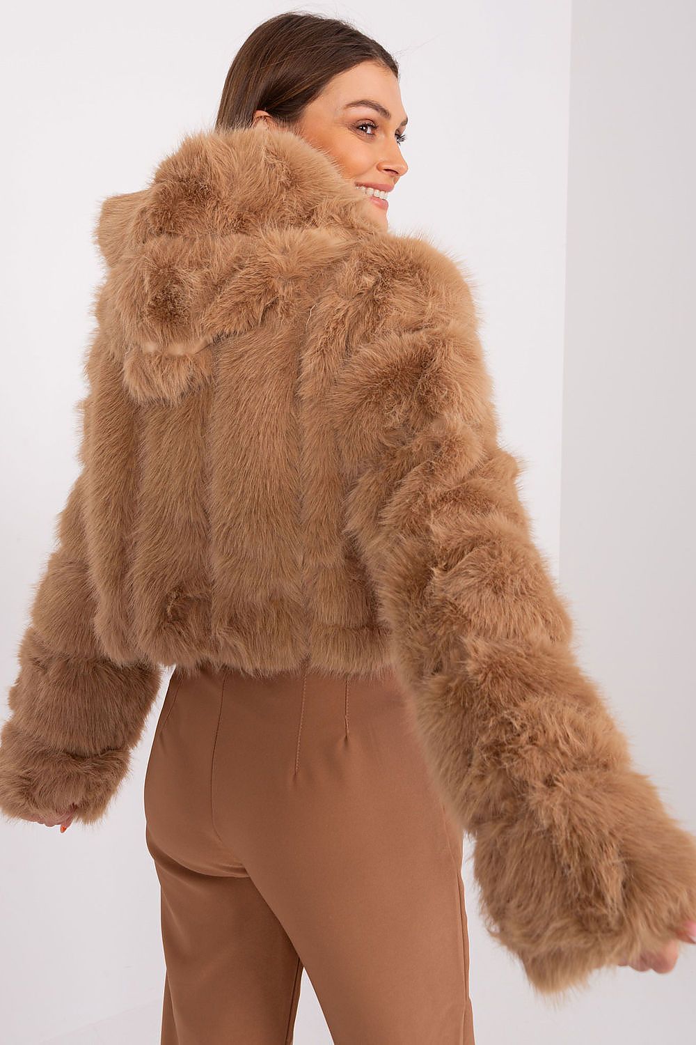 TEEK - Faux Furry Hooded Jacket JACKET TEEK MH   