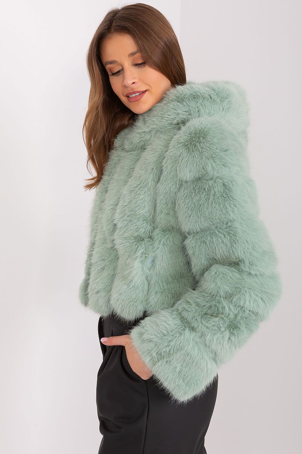 TEEK - Faux Furry Hooded Jacket JACKET TEEK MH   