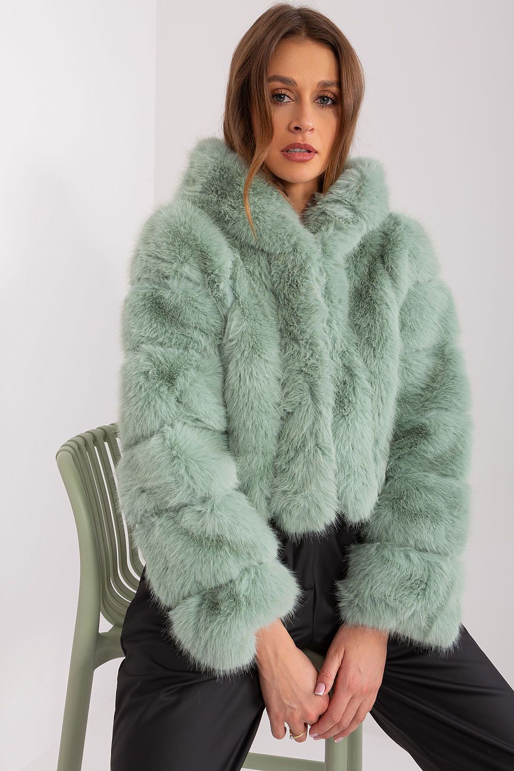 TEEK - Faux Furry Hooded Jacket JACKET TEEK MH   