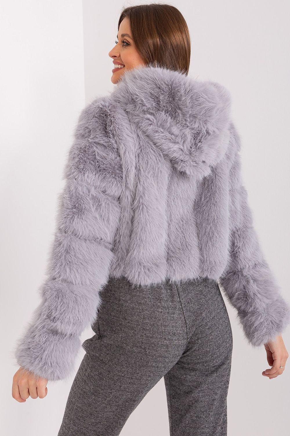 TEEK - Faux Furry Hooded Jacket JACKET TEEK MH   