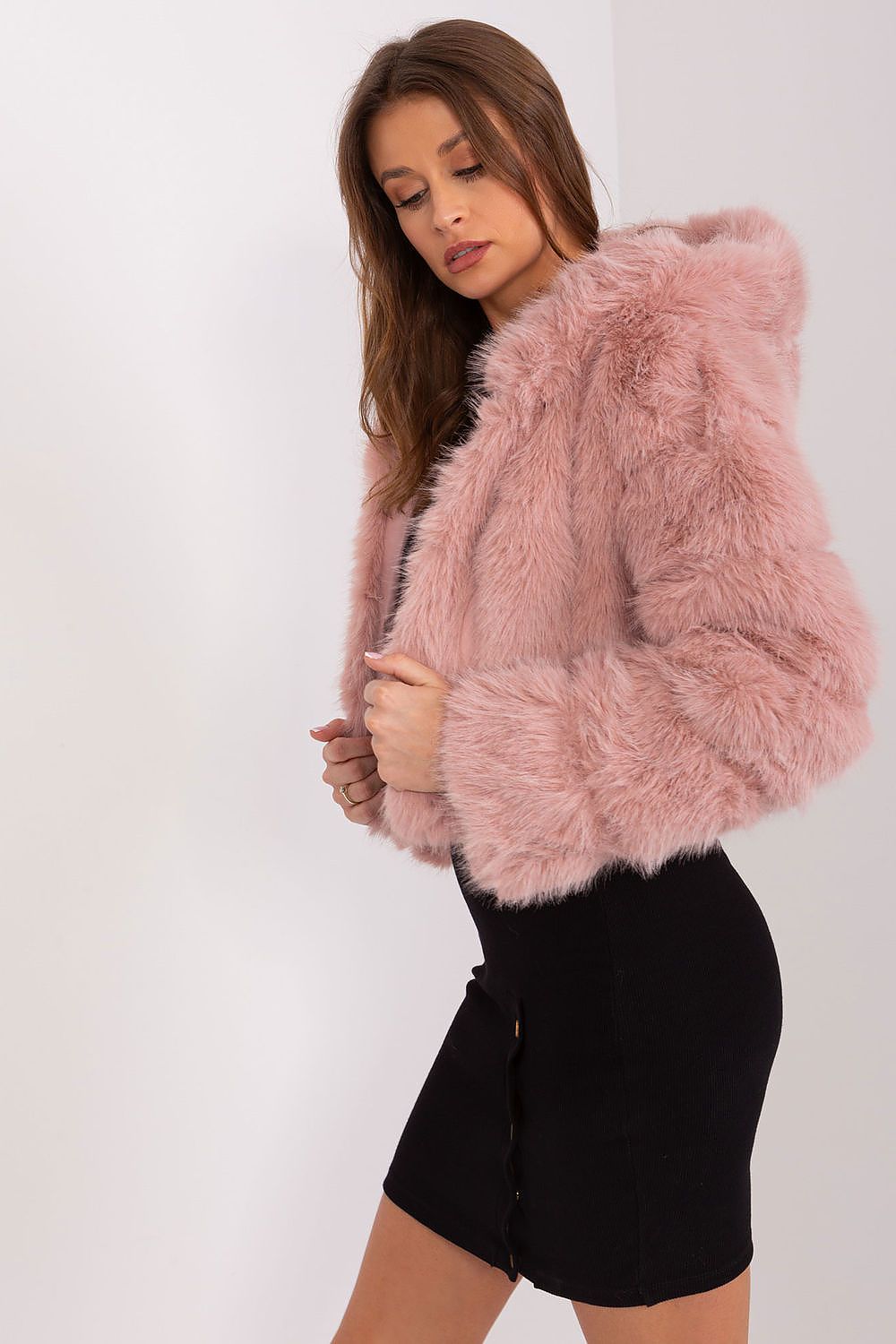 TEEK - Faux Furry Hooded Jacket JACKET TEEK MH   