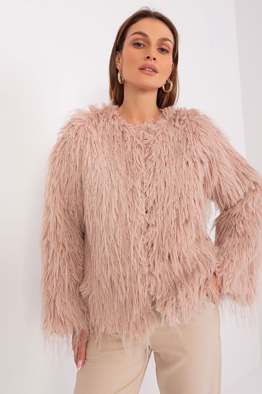 TEEK - Snuffle Faux Fluff Jacket JACKET TEEK MH pink 3 S/M 