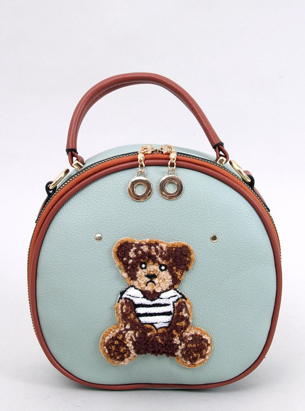 TEEK - Mint Sat Teddy Bear Messenger Bag BAG TEEK MH   