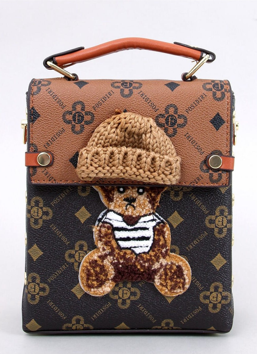 TEEK - Warm Head Bear Tangy Rec Trunk Handbag BAG TEEK MH   