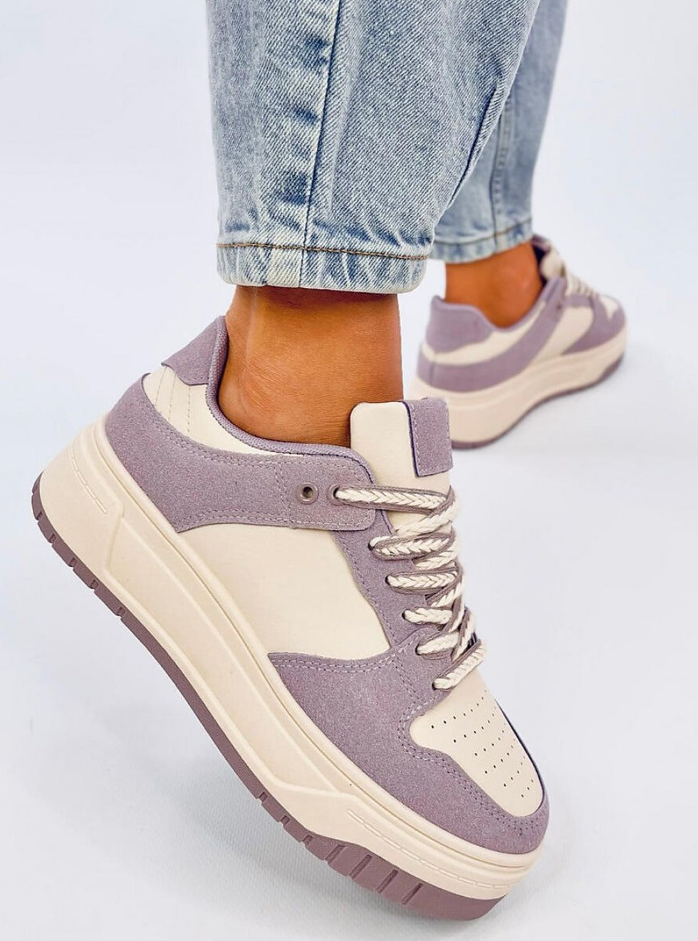 TEEK - Lavender Looker Platform Sneakers SHOES TEEK MH   