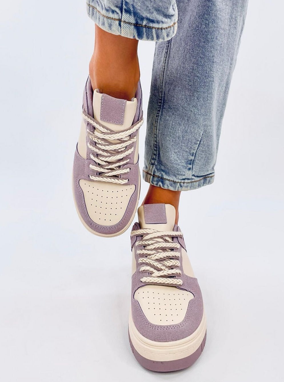 TEEK - Lavender Looker Platform Sneakers SHOES TEEK MH   