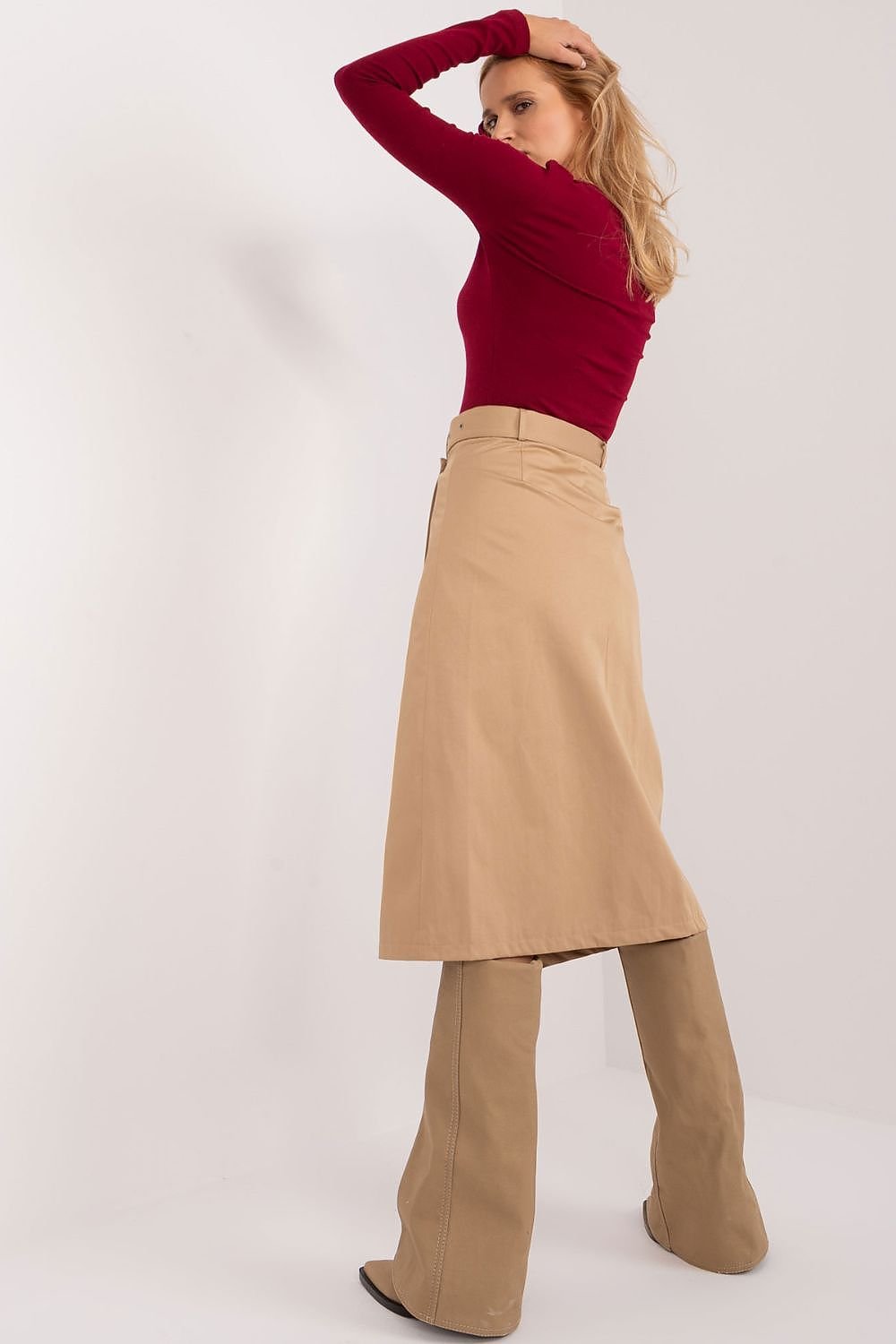 TEEK - Belted Lap Fixed Wrap Skirt SKIRT TEEK MH   