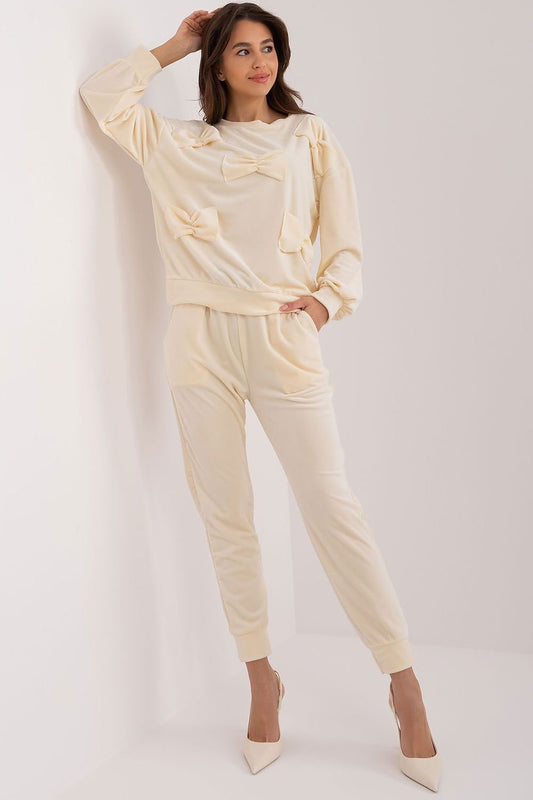 TEEK - Bowed Up Sweatsuit SET TEEK MH beige One Size 