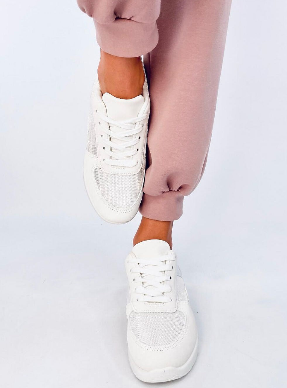 TEEK - White Pedaled Sneakers SHOES TEEK MH   