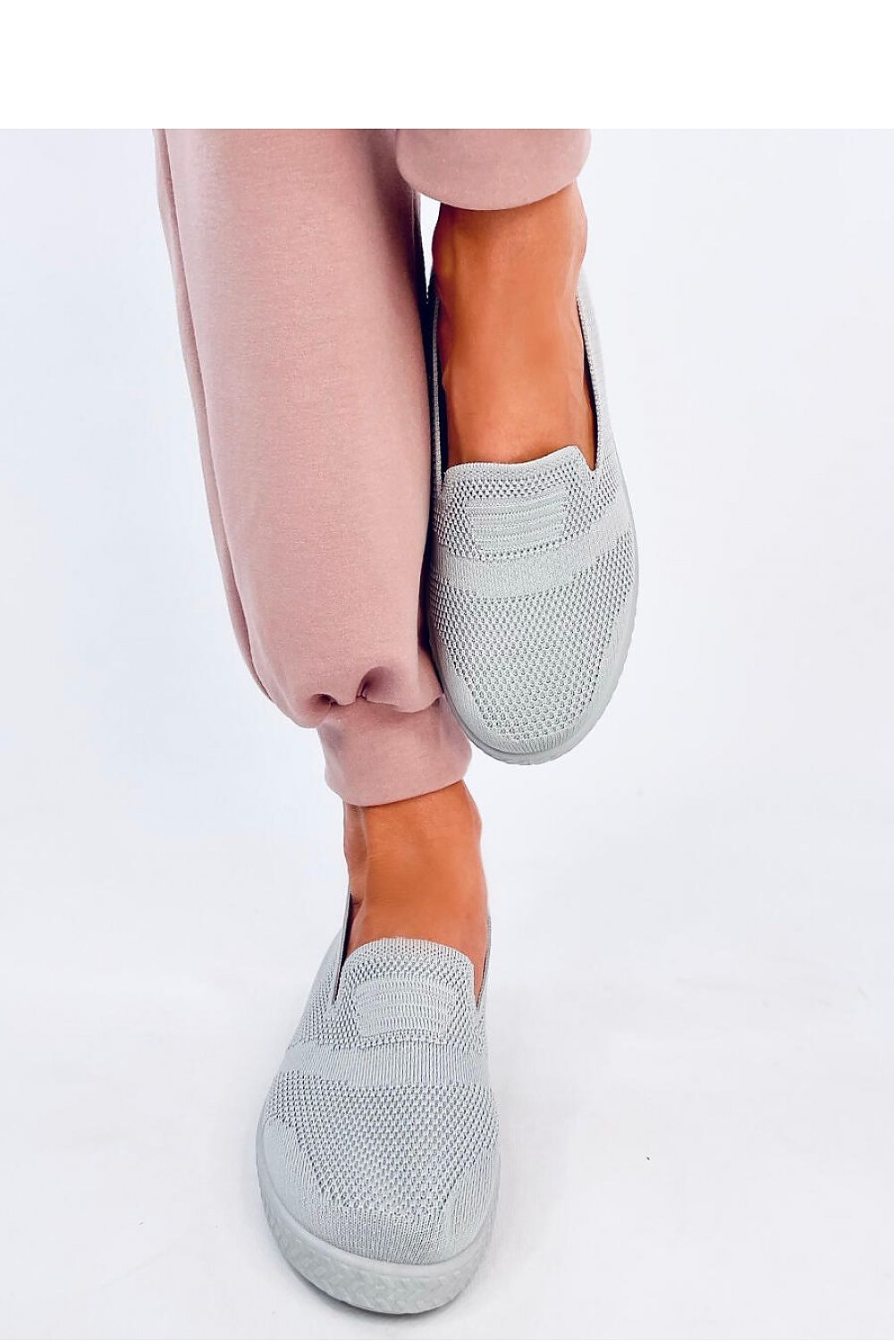 TEEK - Grey Slip-On Fabric Loafers SHOES TEEK MH   