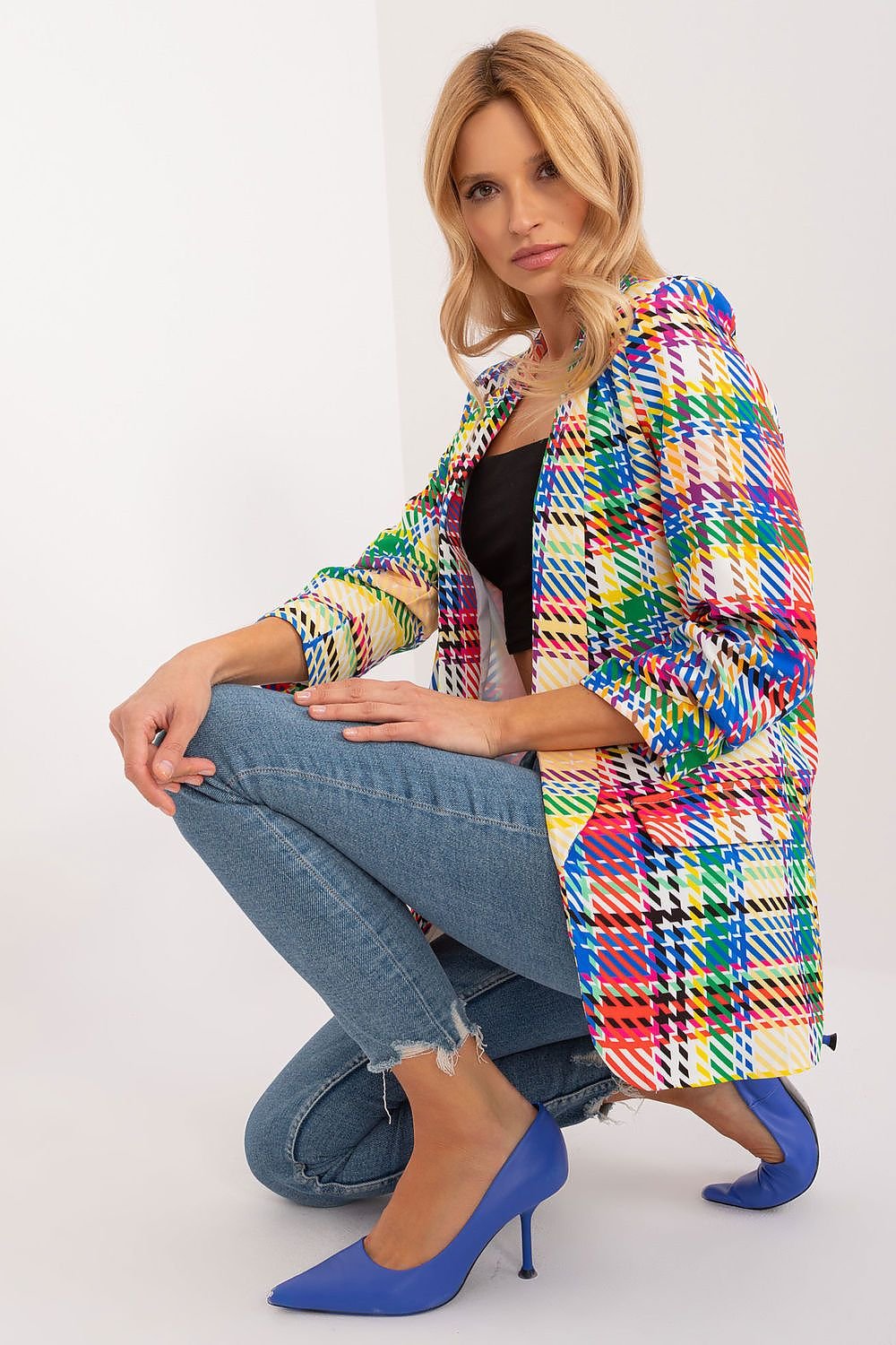 TEEK - Plaid 3/4th Sleeve Jacket JACKET TEEK MH   