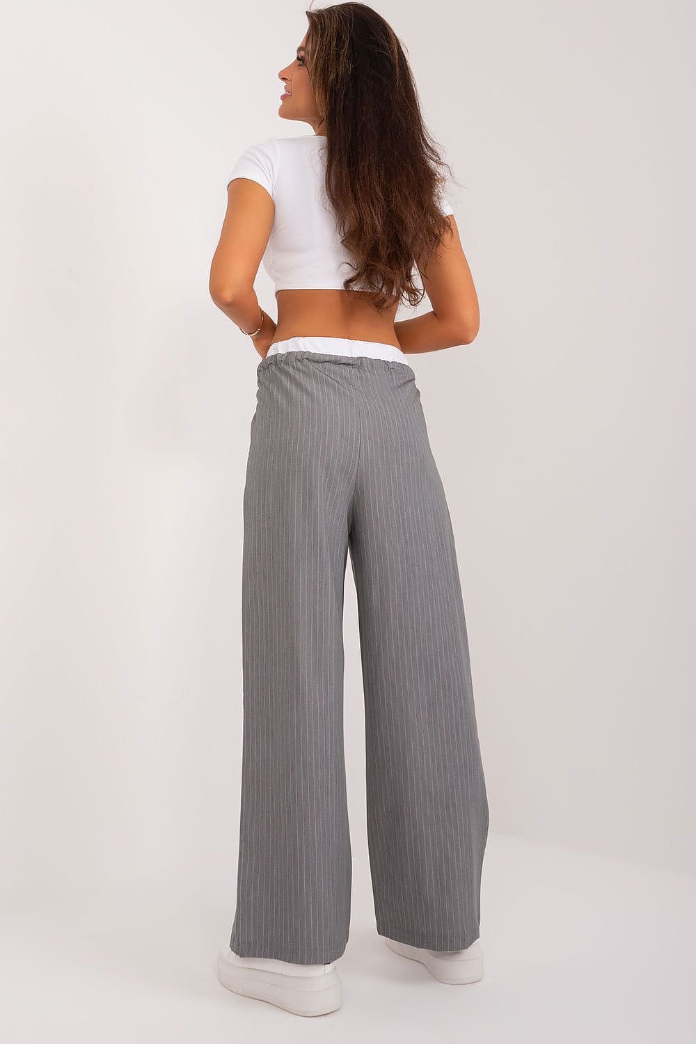 TEEK - Fine Stripe Drawstring Pocketed Trousers PANTS TEEK MH   