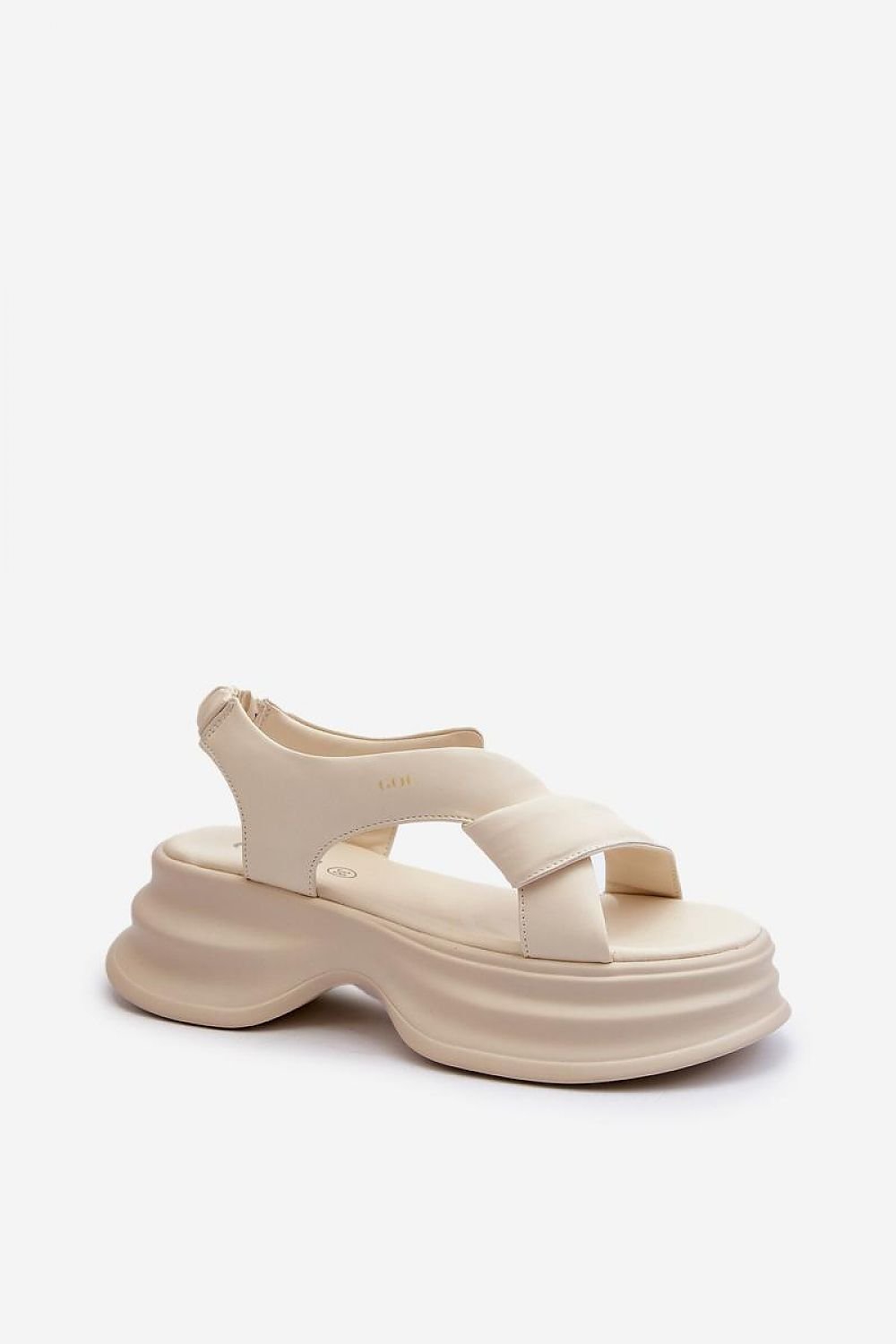 TEEK - Goe Gathered Strapped Sandals SHOES TEEK MH   