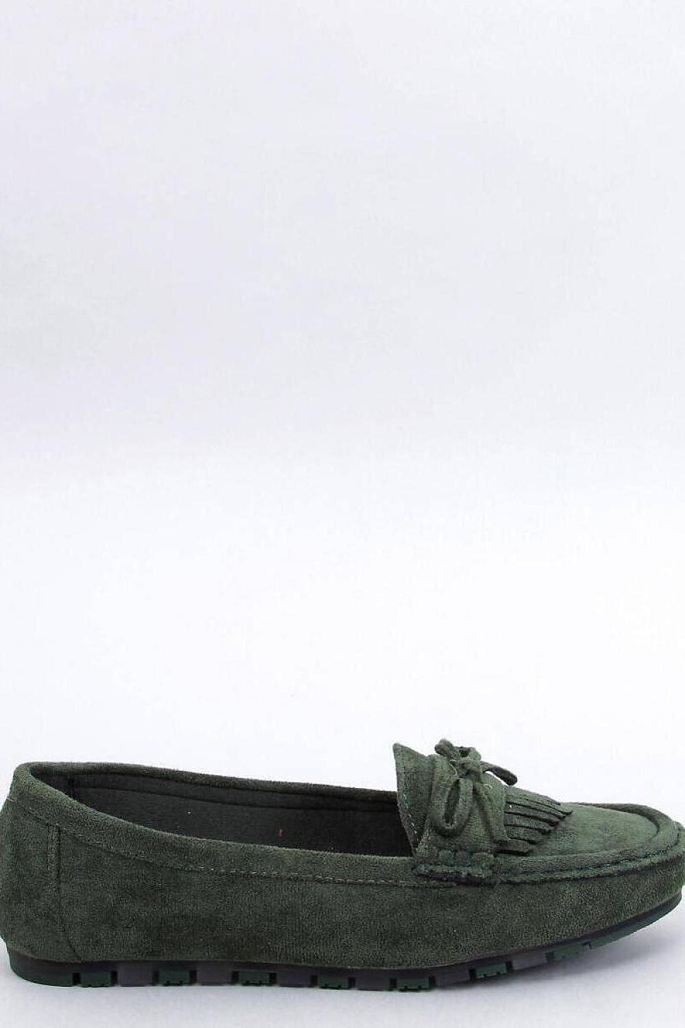TEEK - Green Soft Bow Fringe Top Mocassin Loafers SHOES TEEK MH 6  