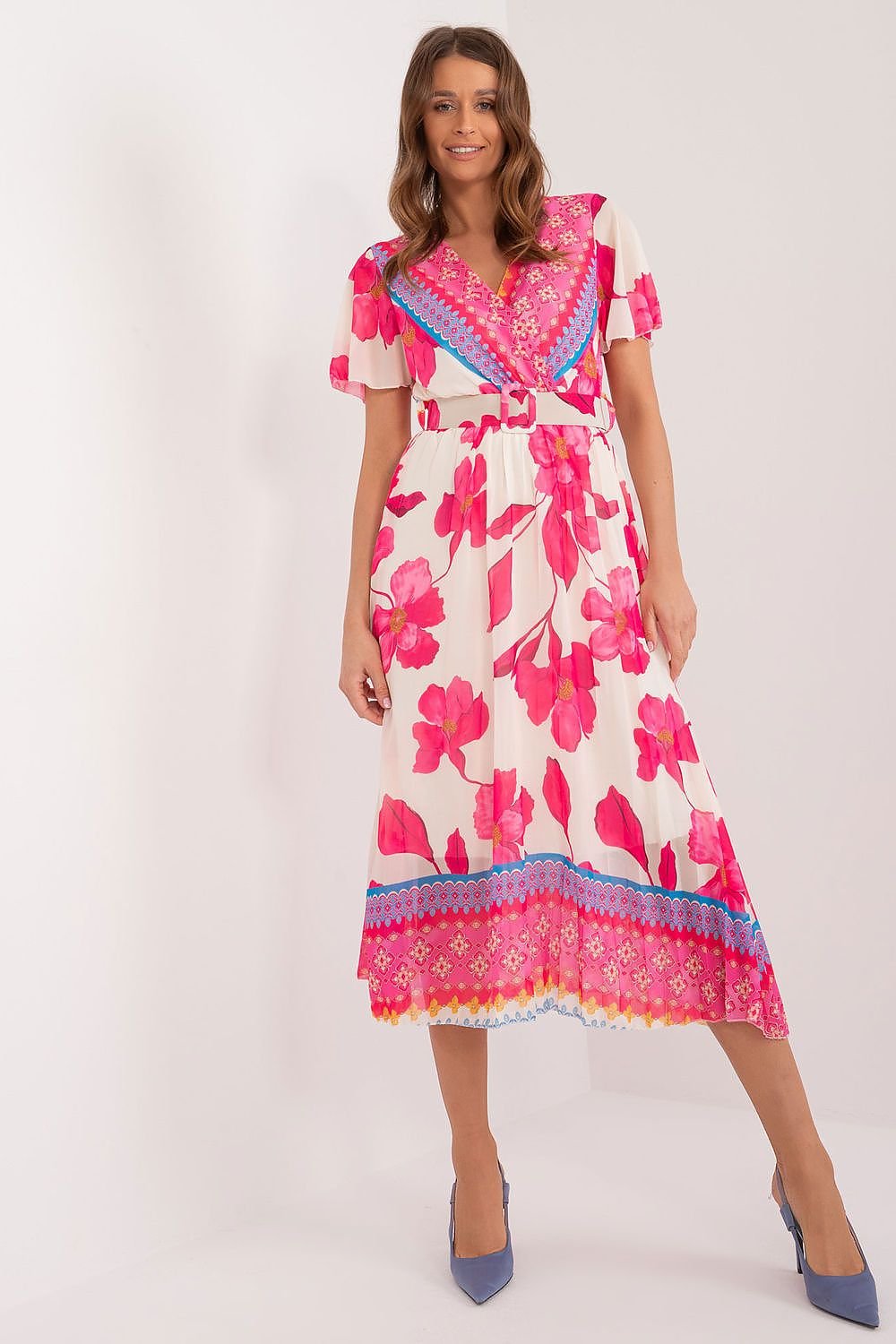 TEEK - Watercolor Flowers Dress DRESS TEEK MH pink One Size 
