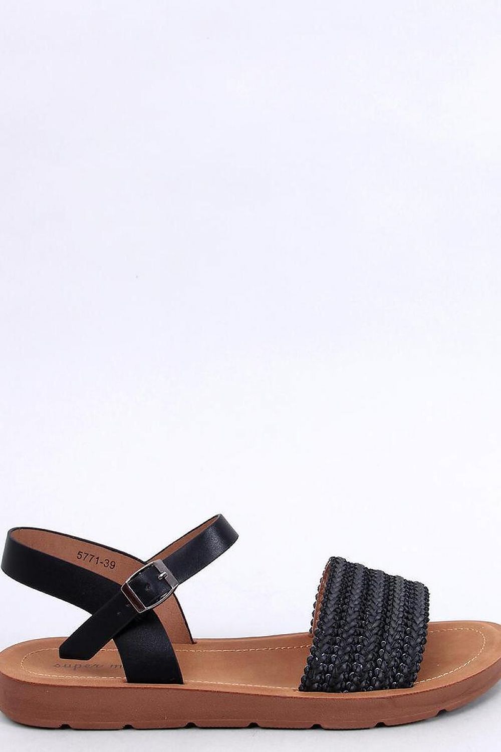 TEEK - Black Woven Boho Sandals SHOES TEEK MH 6  