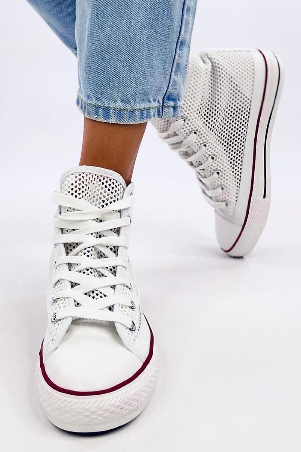 TEEK - White Mesh Sneakers SHOES TEEK MH   
