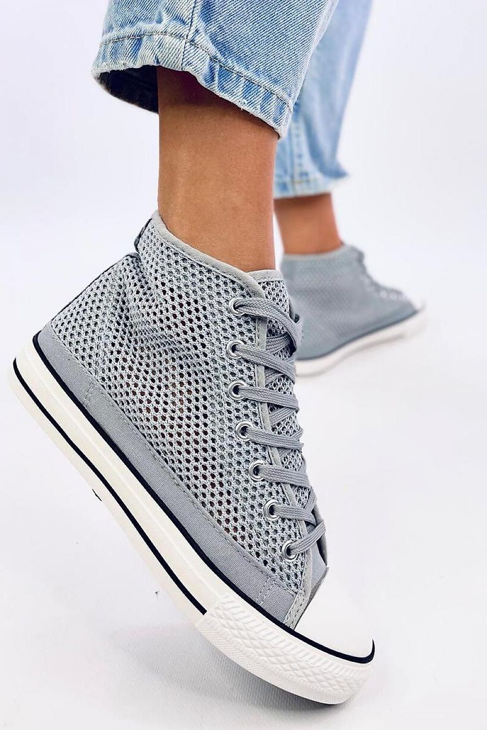TEEK - Grey Mesh Sneakers SHOES TEEK MH   