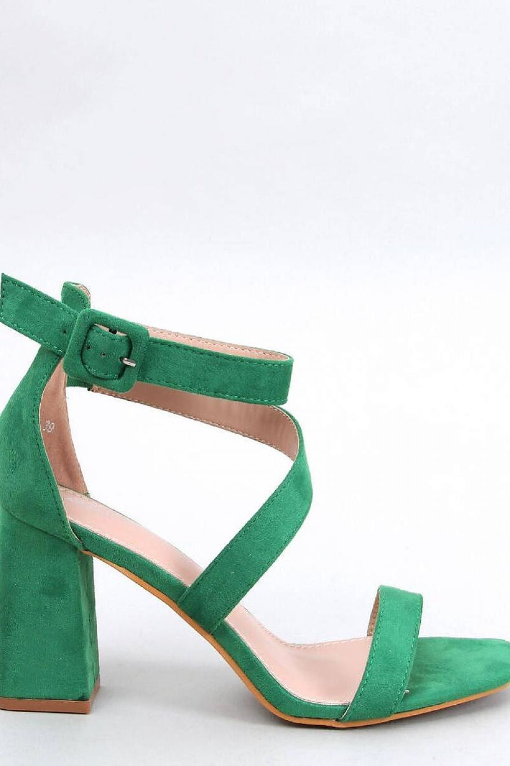 TEEK - Green Boa Heel Sandals SHOES TEEK MH 6.5  