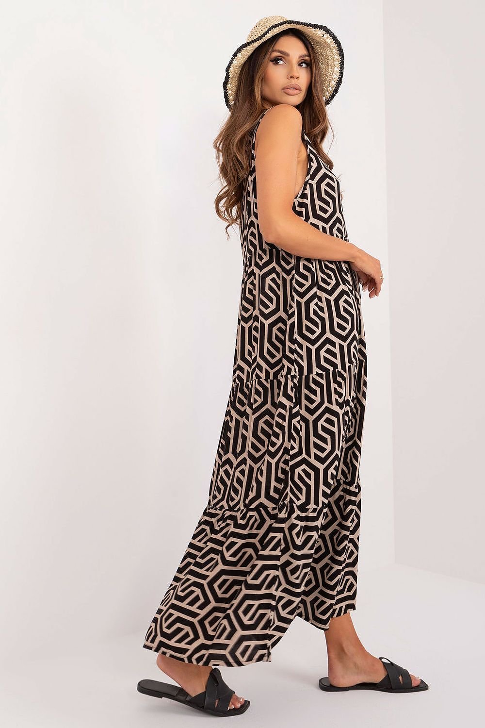 TEEK - Geo Patterned Sleeveless Daydress DRESS TEEK MH   