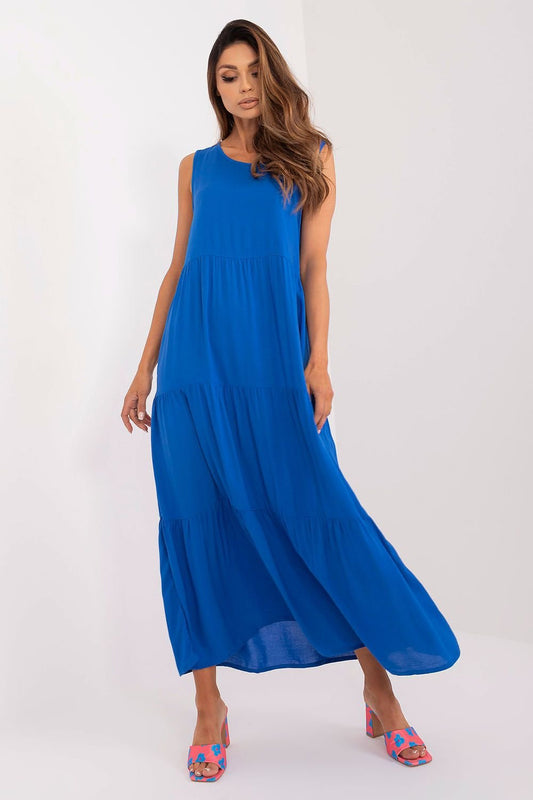 TEEK - Breezy Tier Sleeveless Daydress DRESS TEEK MH blue L 