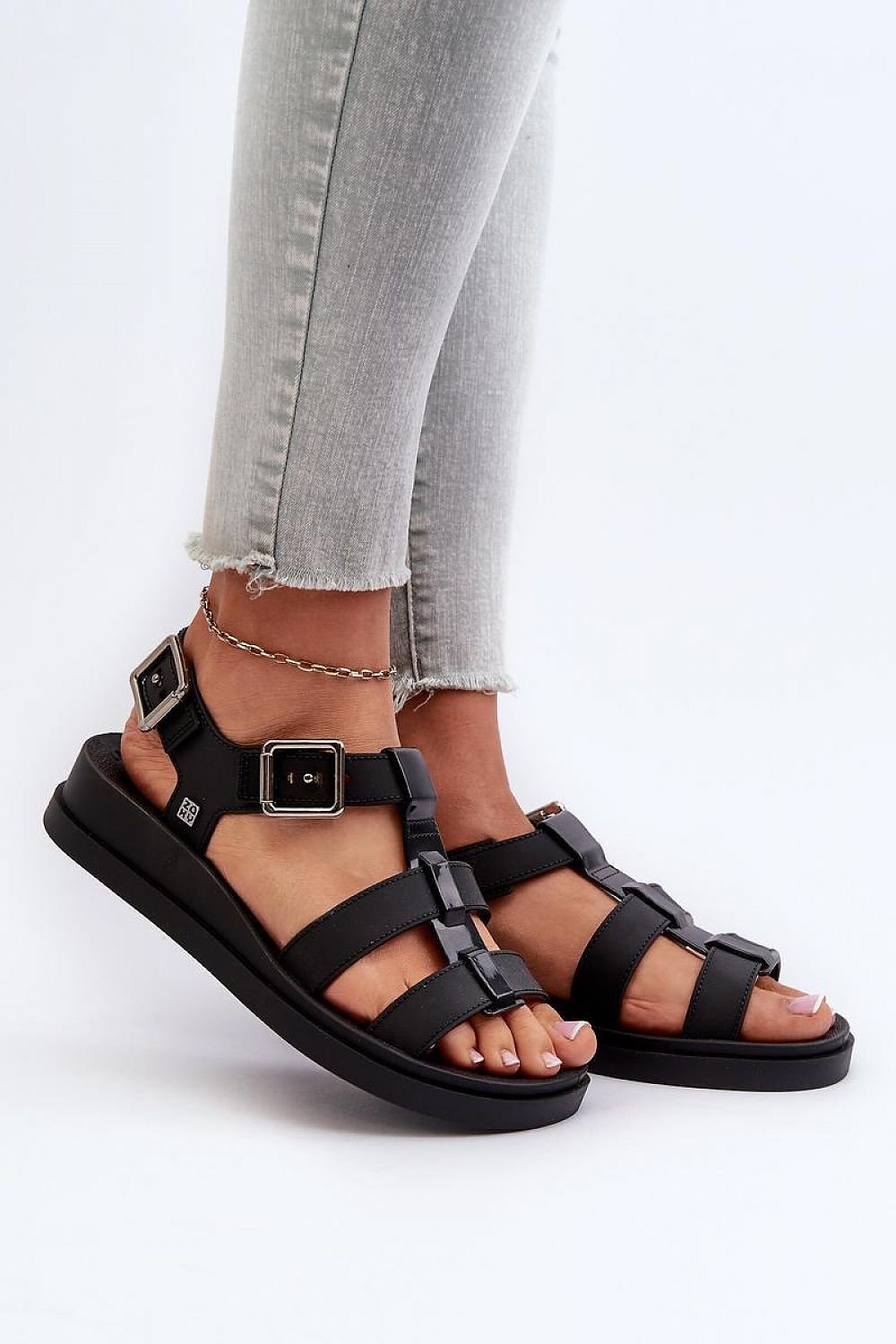 TEEK - Double Buckle Sandals SHOES TEEK MH black 5.5 