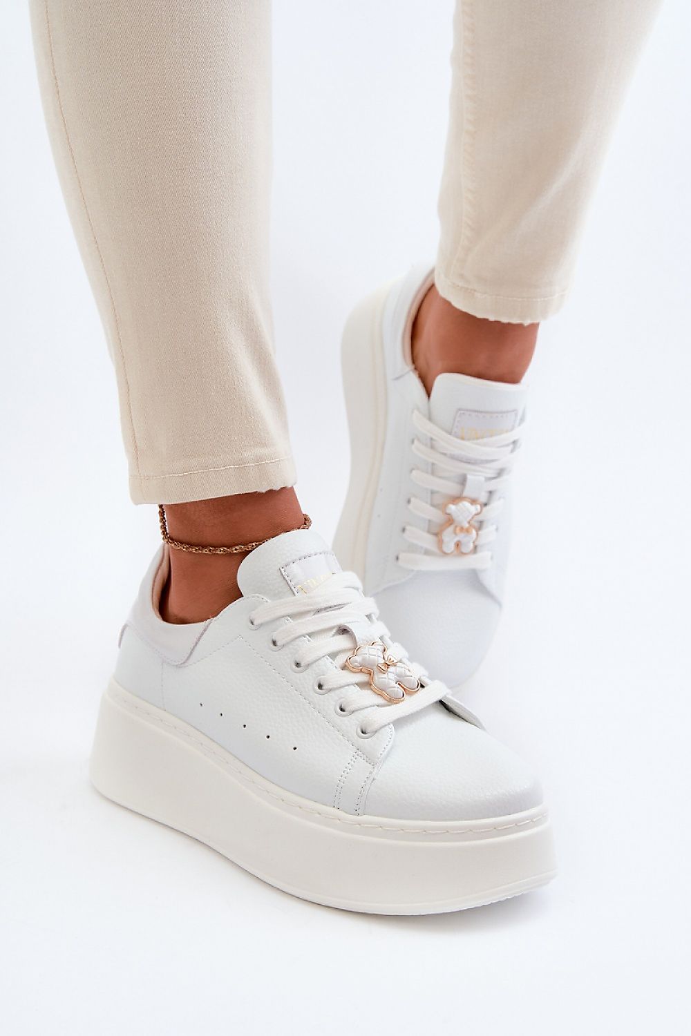 TEEK - White Love Tower Sneakers SHOES TEEK MH   