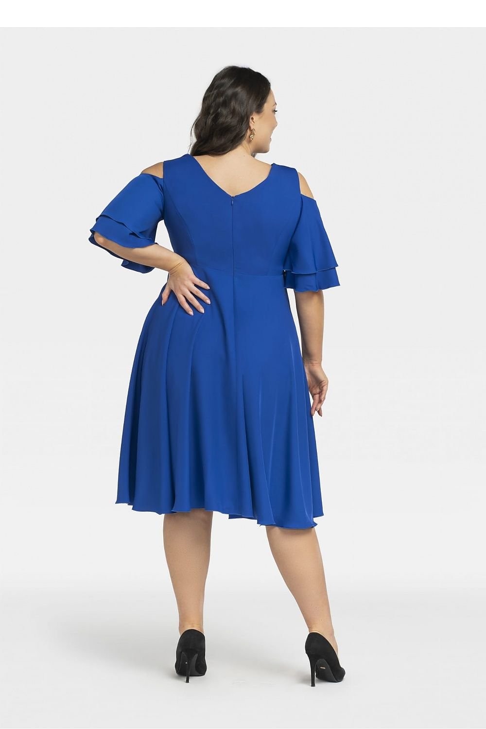 TEEK - Plus Size Peep Shoulder Dress DRESS TEEK MH   