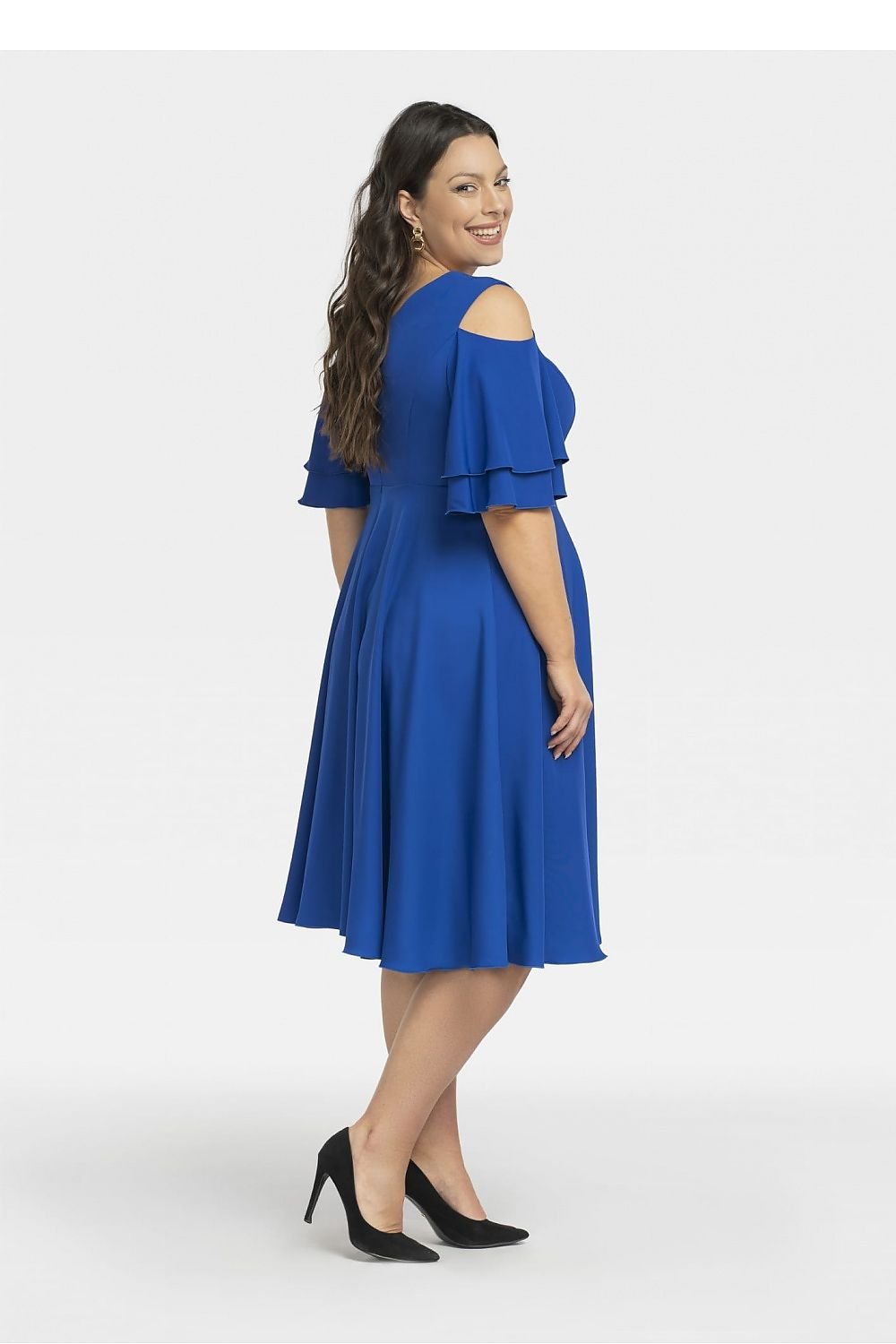 TEEK - Plus Size Peep Shoulder Dress DRESS TEEK MH   