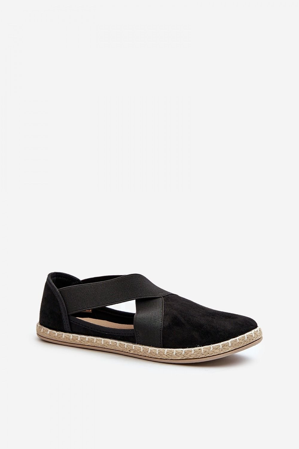 TEEK - Stretch Strap Espadrille Shoes SHOES TEEK MH black 6 