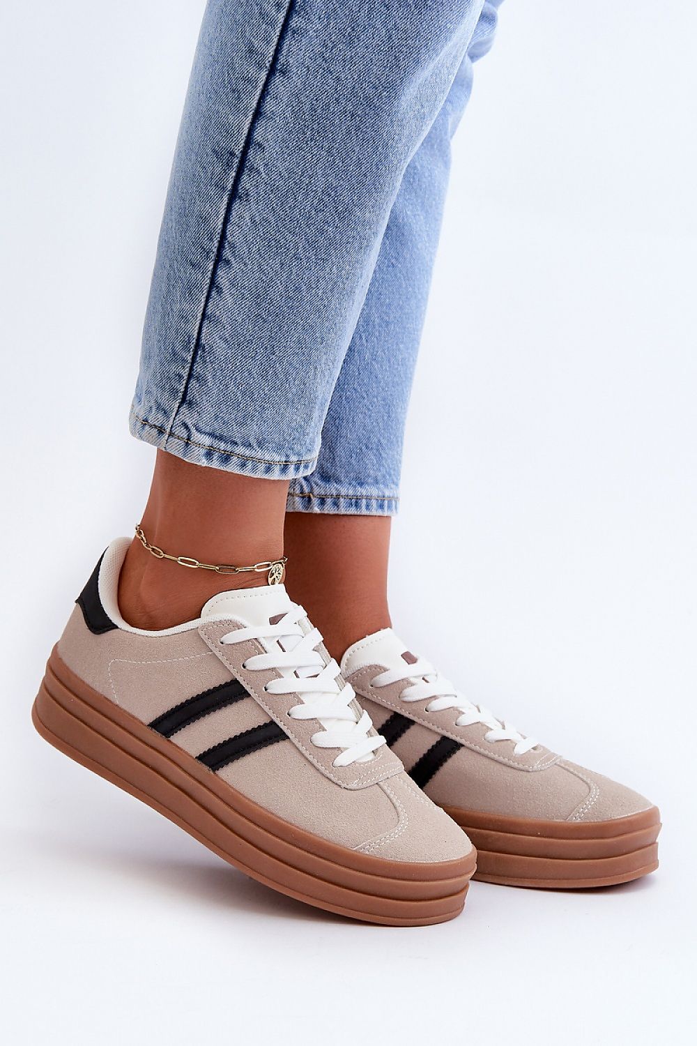 TEEK - Grooved Platform Laced Sneakers SHOES TEEK MH   