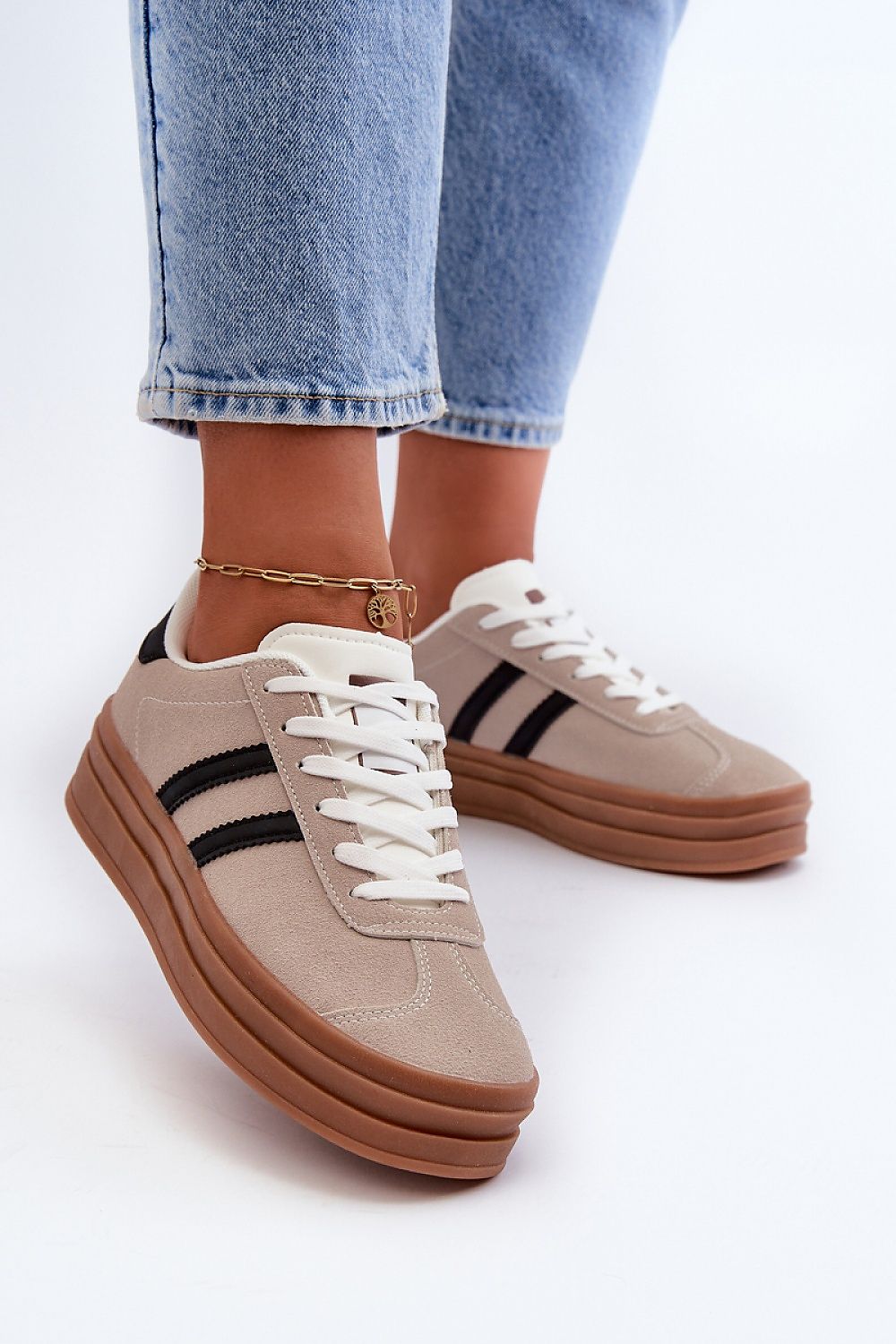 TEEK - Grooved Platform Laced Sneakers SHOES TEEK MH   