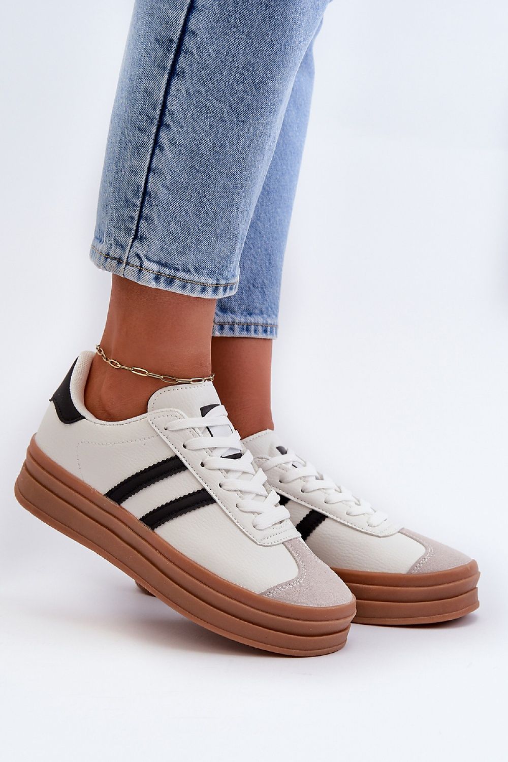 TEEK - Grooved Platform Laced Sneakers SHOES TEEK MH   