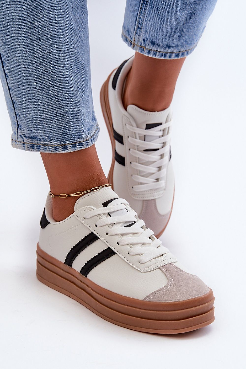 TEEK - Grooved Platform Laced Sneakers SHOES TEEK MH   