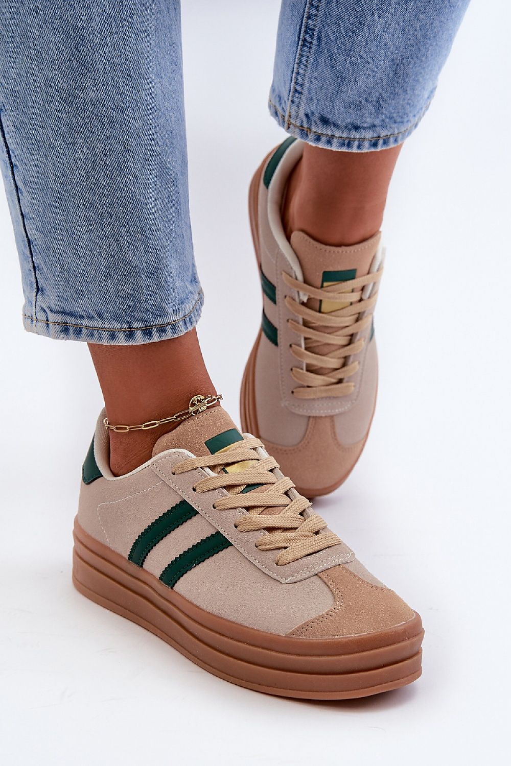 TEEK - Grooved Platform Laced Sneakers SHOES TEEK MH   