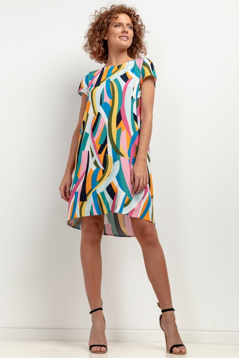 TEEK - Printed Shift Day Dress DRESS TEEK MH   