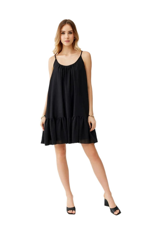 TEEK - Ruffle Layered Bottom Tank Dress DRESS TEEK MH   