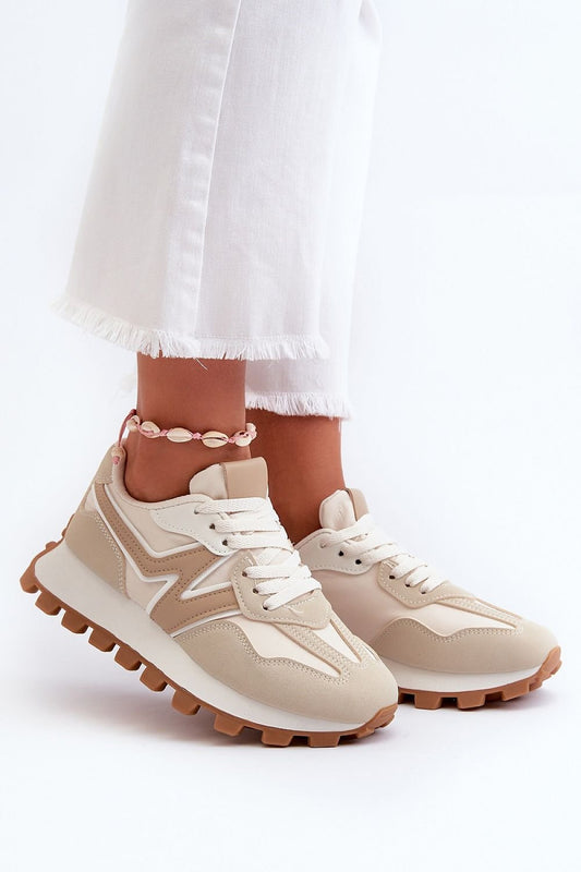 TEEK - Natural Base Laced Sneakers SHOES TEEK MH   