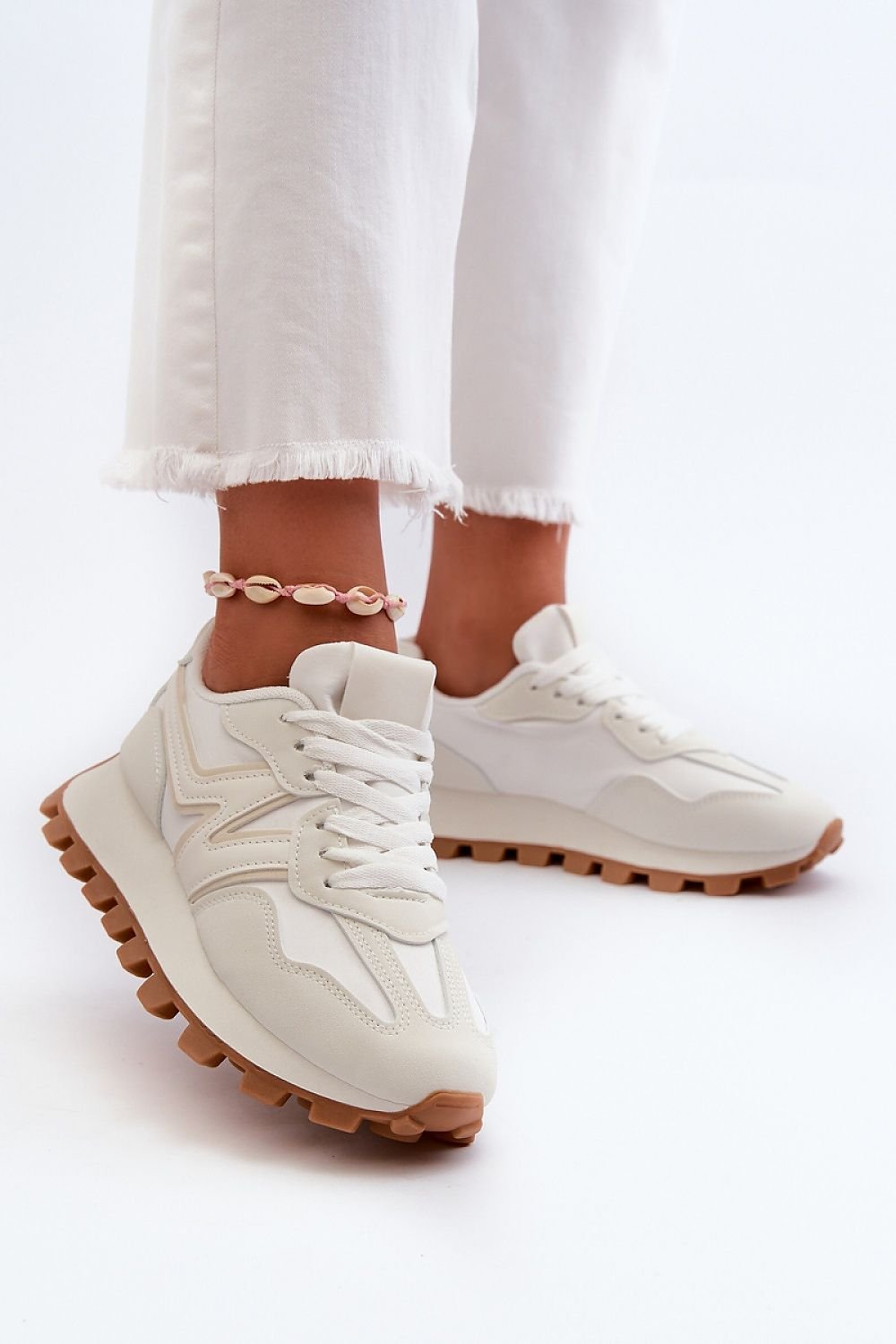 TEEK - Natural Base Laced Sneakers SHOES TEEK MH   