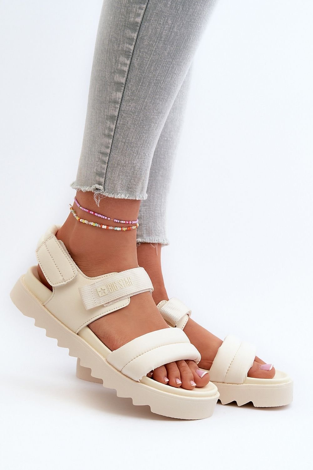 TEEK - Strappy Cush Sandals SHOES TEEK MH beige 6.5 