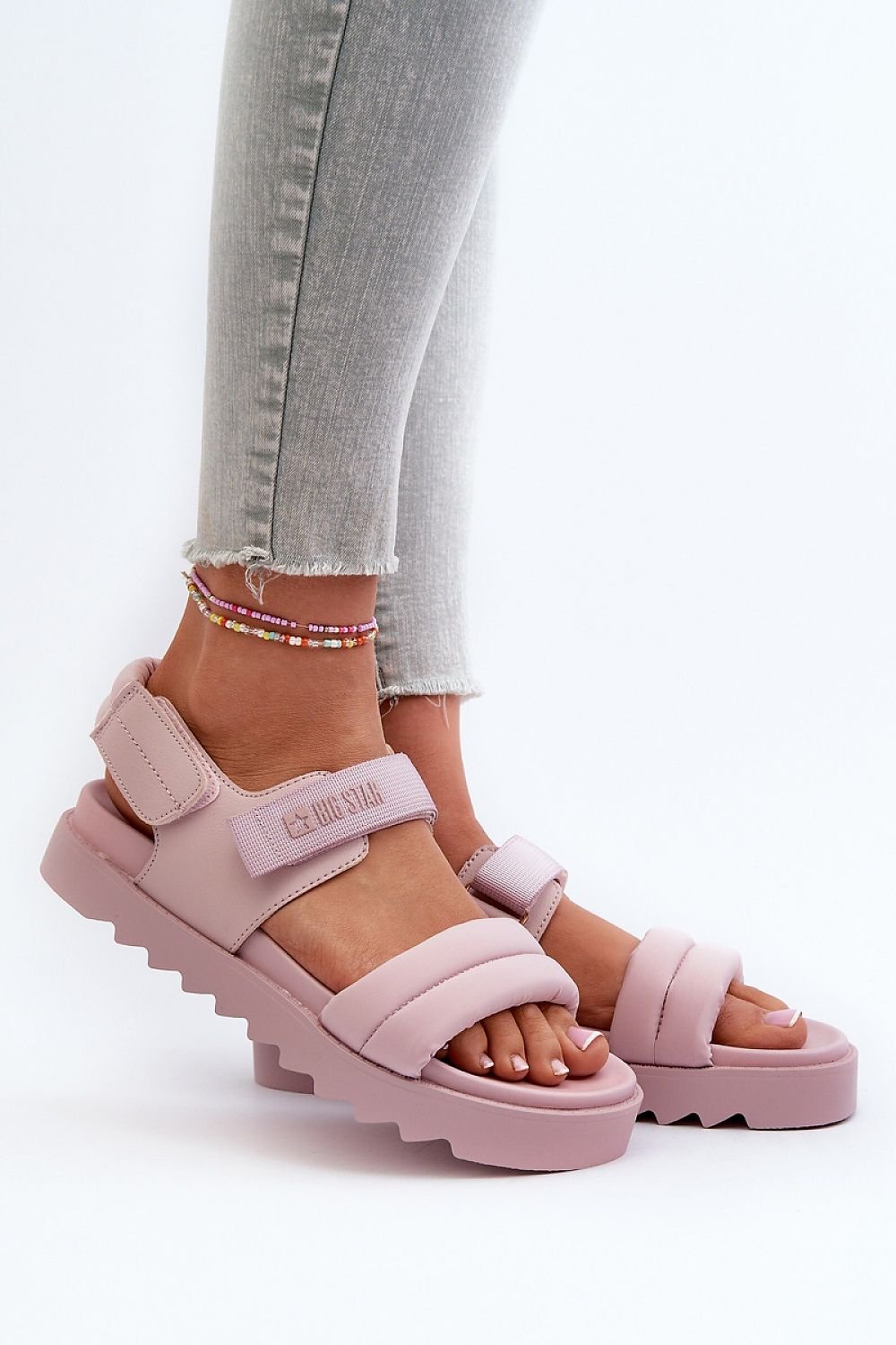 TEEK - Strappy Cush Sandals SHOES TEEK MH pink 6.5 