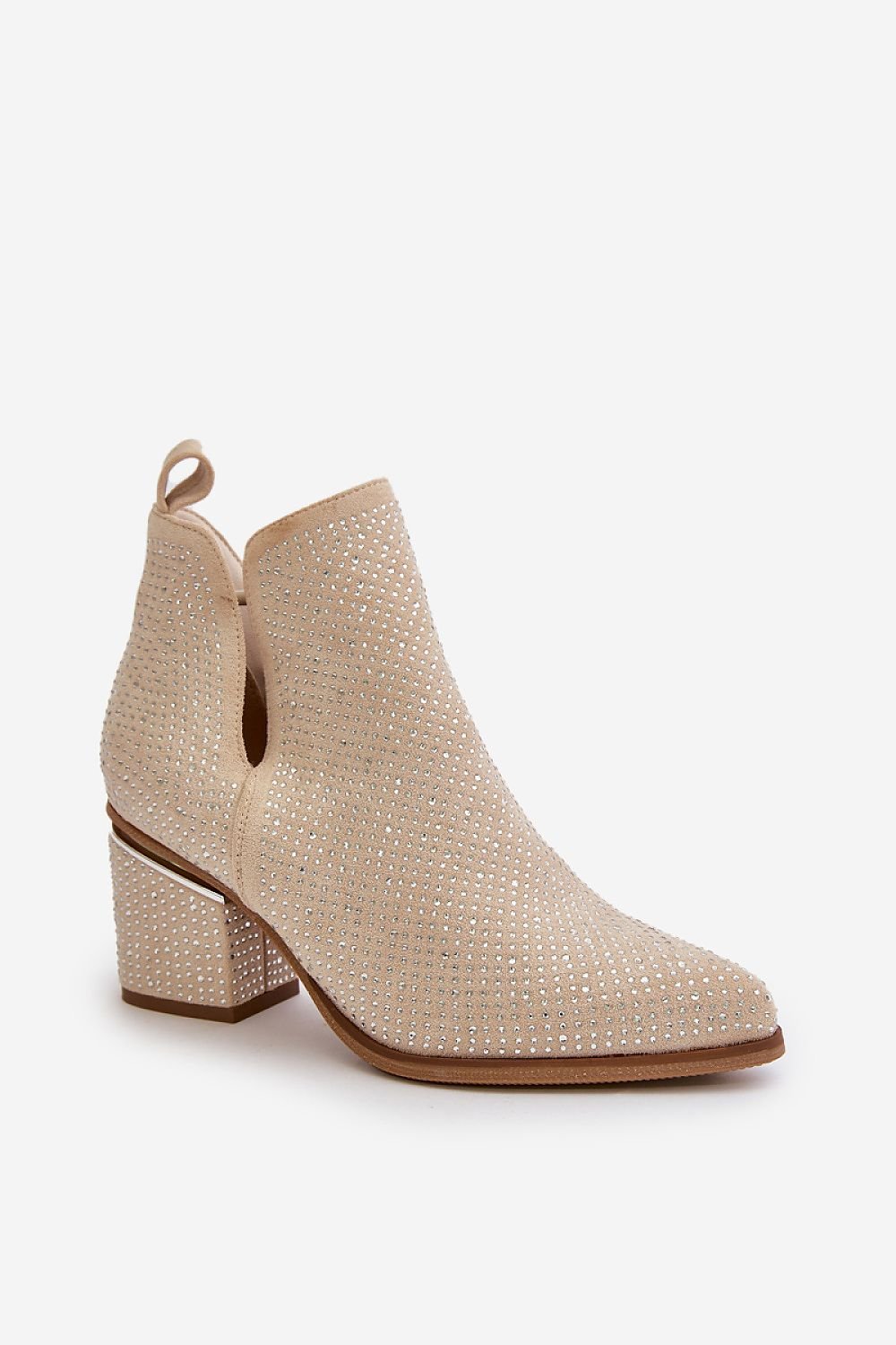 TEEK - Pointed Suede Side Slit Heeled Boots SHOES TEEK MH   